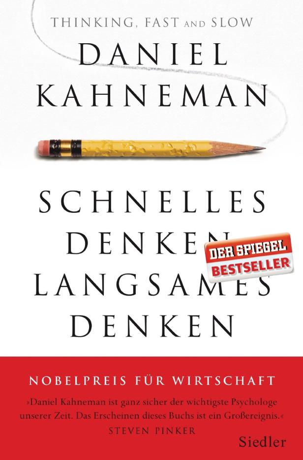 Das Cover des Buches „Schnelles Denken, langsames Denken“ von Daniel Kahneman.