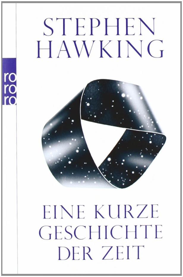 Das Cover des Buches „Eine kurze Geschichte der Zeit“ von Stephen Hawking.