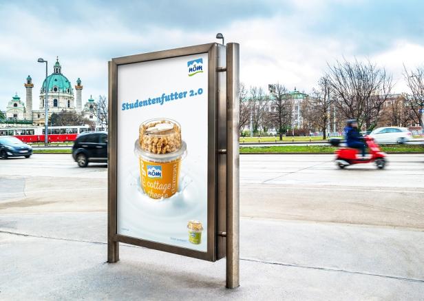 NÖM to go unterwegs