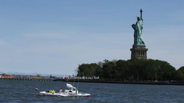 69-Jähriger will von New York nach Lissabon paddeln