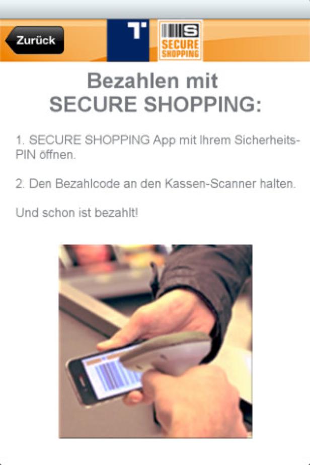 Österreich-Rollout für Secure-Shopping-App