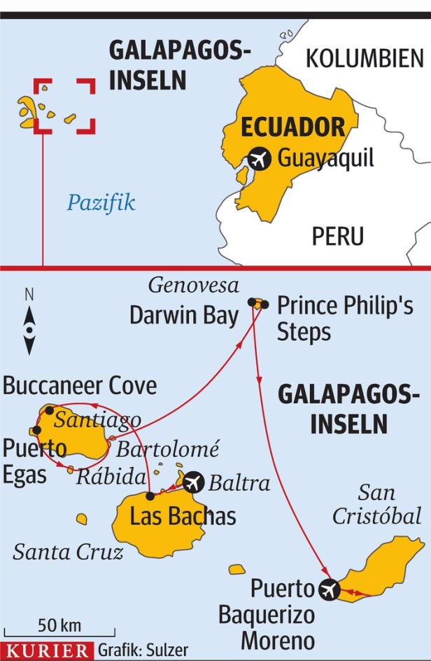 Galapagos: Reise in Darwins-Paradies
