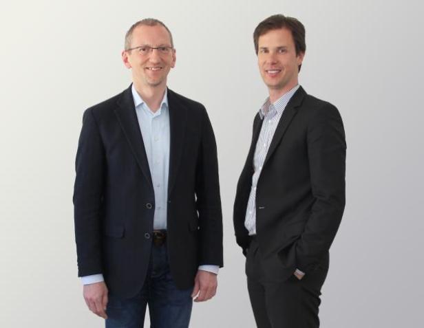 Peter Wind (GF jobLocal.at) und Stefan Lassnig (Vorstand Regionalmedien Austria). (c: rma)