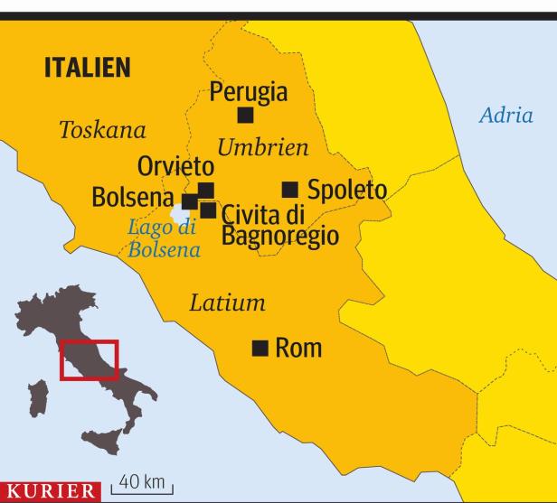 Italien: Die Hotspots von Umbrien