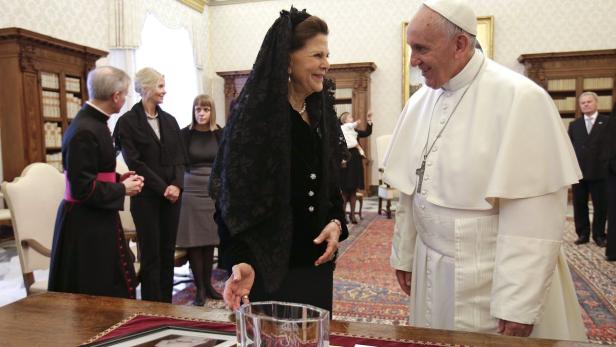 Schweden-Royals besuchen Papst
