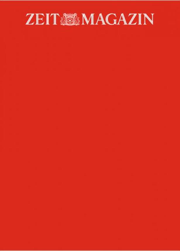 Das Logo des „Zeit Magazin“ auf rotem Hintergrund.