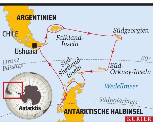 Antarktis: Urlaub mit Pinguin