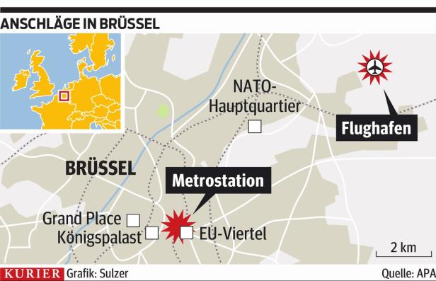 Ticker-Nachlese: Über 30 Tote bei IS-Terror in Brüssel