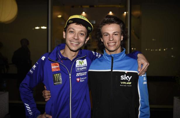 Italiens Motorsporthoffnung: Rossi als Mentor und Idol