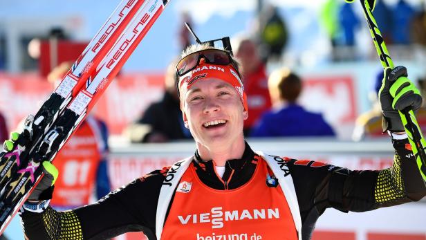 BIATHLON-WORLD-MEN Biathlon-WM: Deutscher Doll überrascht, Eberhard 7.