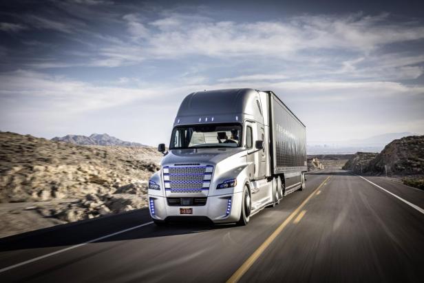 Selbstfahrender Truck debütierte auf US-Highway