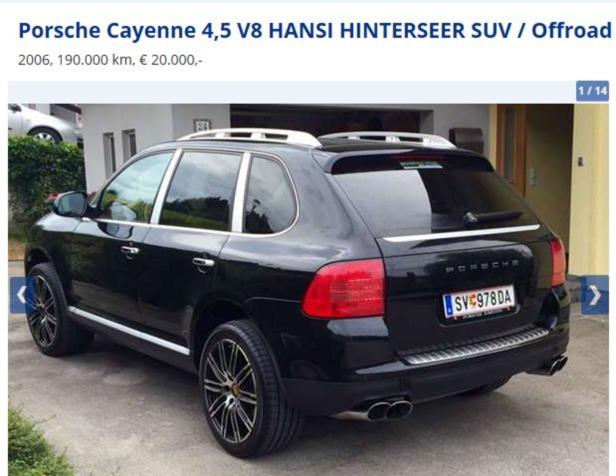 Willhaben, Hansi Hinterseer, HONORARFREI…