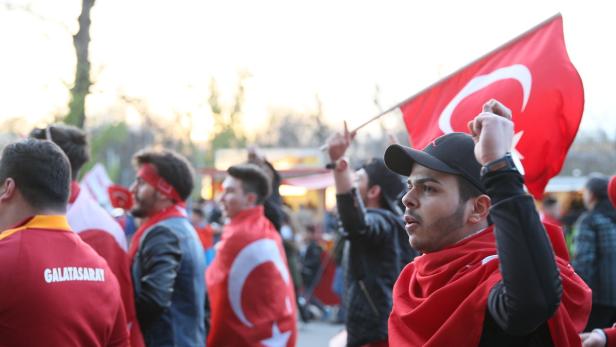 Türkische Fans hatten Heimspiel im Ernst-Happel-Stadion