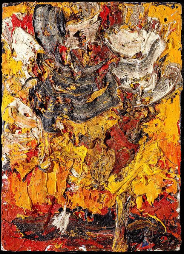 Feuerbild, 1992 Künstler Franz Grabmayr ist tot