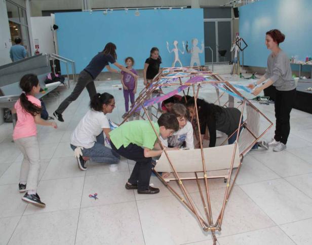 Kids bauen Rakete aus Kupferrohren