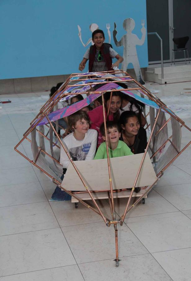 Kids bauen Rakete aus Kupferrohren