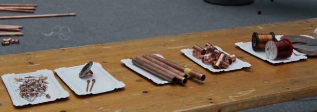 Kids bauen Rakete aus Kupferrohren