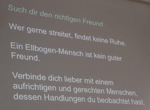 ... von der Kindervorlesung über den Umgang miteinander