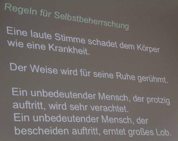 ... von der Kindervorlesung über den Umgang miteinander
