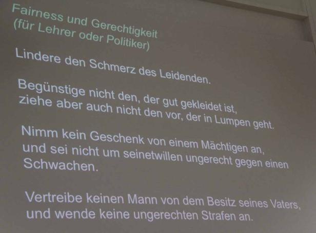 ... von der Kindervorlesung über den Umgang miteinander