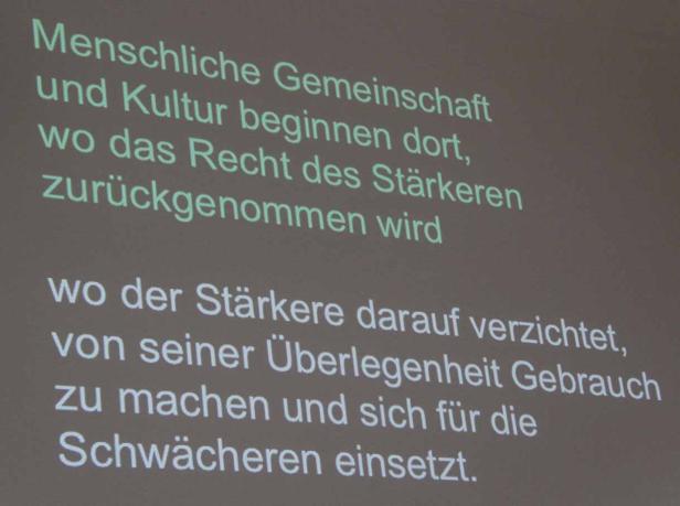 ... von der Kindervorlesung über den Umgang miteinander