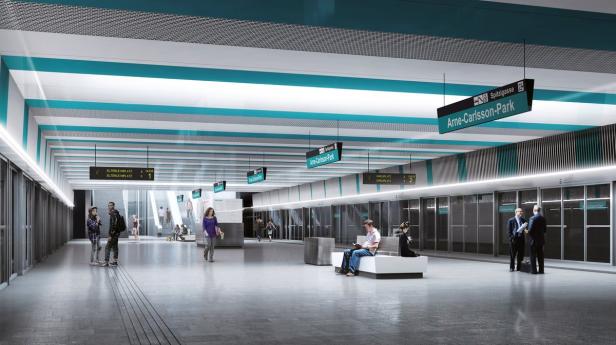 Wiener U-Bahn: Stationen für U5 und U2-Verlängerung fix