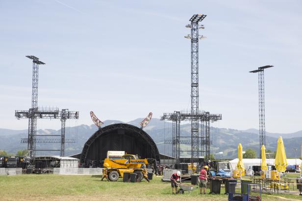 AC/DC in Spielberg: Rund 300 Lkw-Ladungen für Bühne und Co.