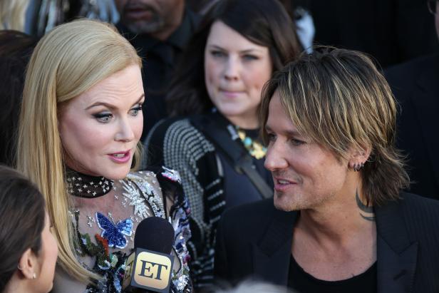 Nicole Kidman und Keith Urban bei einem Interview.