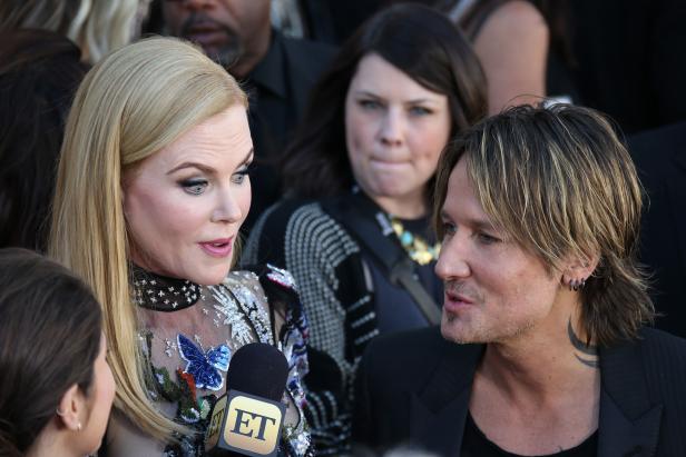 Nicole Kidman und Keith Urban bei einem Interview mit „Entertainment Tonight“.
