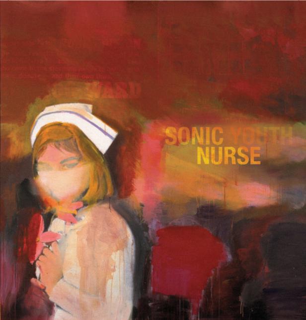 Das Cover des Albums „Nurse“ von Sonic Youth zeigt eine Krankenschwester mit Blume.