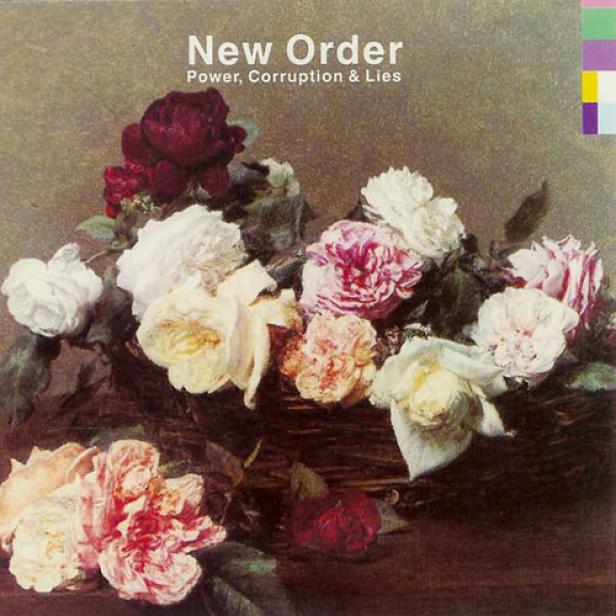 Das Cover des Albums „Power, Corruption & Lies“ von New Order zeigt einen Blumenstrauß.