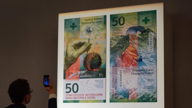 SWITZERLAND-BANKING-NOTE Neues Antlitz für den Schweizer Franken