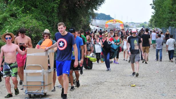 Die Massen stürmen das Frequency Festival