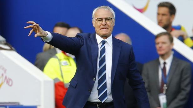 Der Architekt des Erfolgs: Trainer Claudio Ranieri. Vier Siege fehlen den "Foxes" zum Titel
