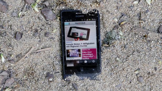 Sony Xperia Go im Test: Robustes Outdoor-Handy