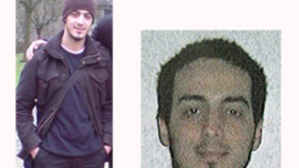 Ein Mann mit brauner Jacke und Mütze, daneben ein Passfoto von ihm.