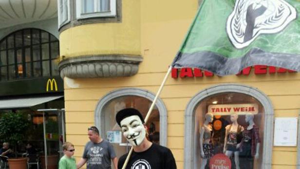 Anonymous protestiert gegen INDECT