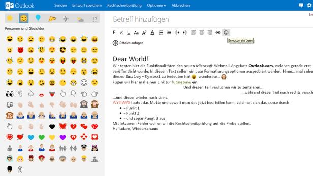 Outlook.com im Test: Neubeginn mit Schlichtheit