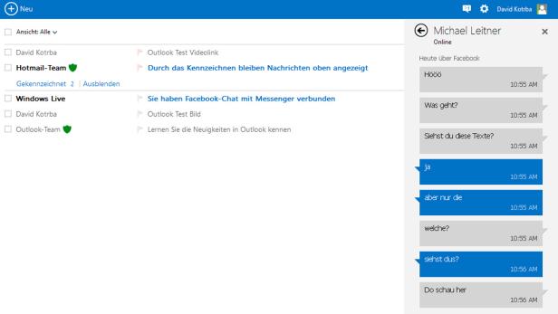 Outlook.com im Test: Neubeginn mit Schlichtheit