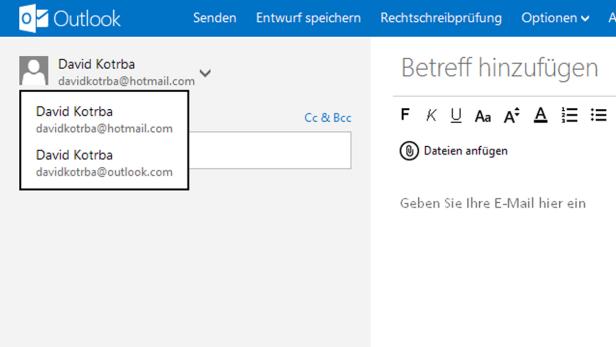 Outlook.com im Test: Neubeginn mit Schlichtheit