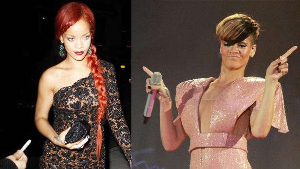 Farbtrends: Rihanna und Co. mit rotem Haupt