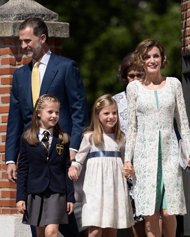 Kommunion bei den spanischen Royals