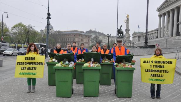 Wien: Marschieren gegen Lebensmittelverschwendung
