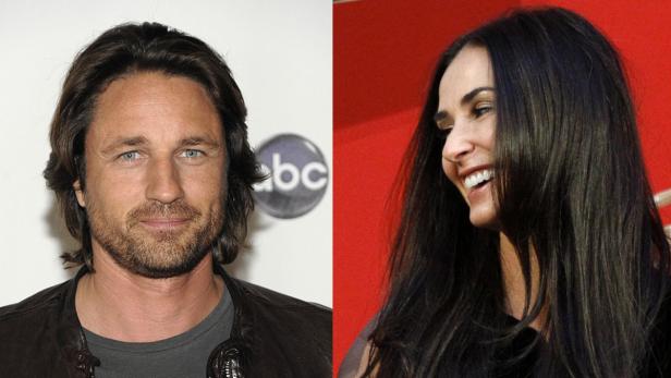 Ein zusammengesetztes Bild von Martin Henderson und Demi Moore.
