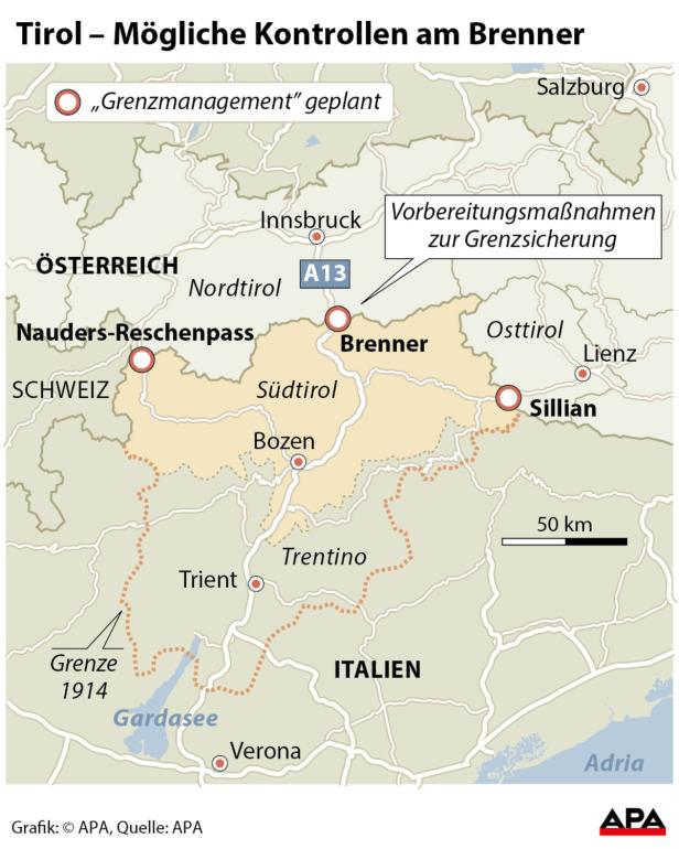 Streit um Brenner spitzt sich zu: Vorwürfe aus Italien