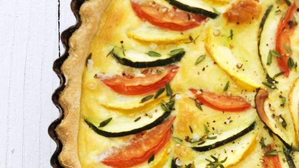 Johann Lafer kocht Tomaten-Zucchini-Quiche