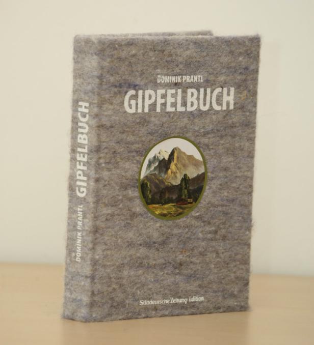 Das Buch „Gipfelbuch“ von Dominik Prantl, herausgegeben von der Süddeutschen Zeitung Edition.