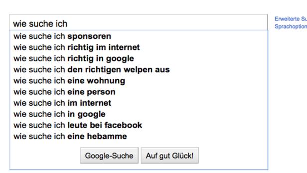 Googles fragwürdige Suchvorschläge