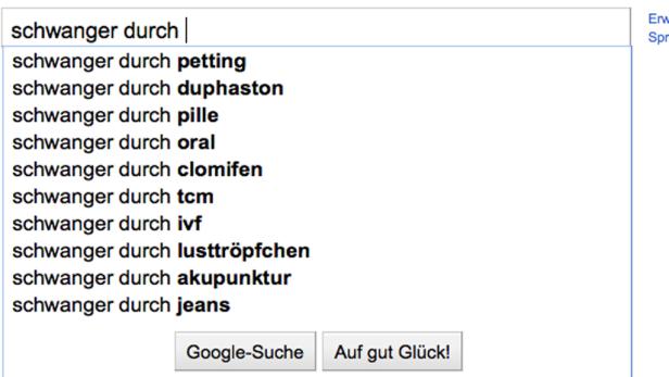 Googles fragwürdige Suchvorschläge