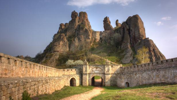 Die Festung von Belogradtschik in Bulgarien mit ihren markanten Felsformationen.
